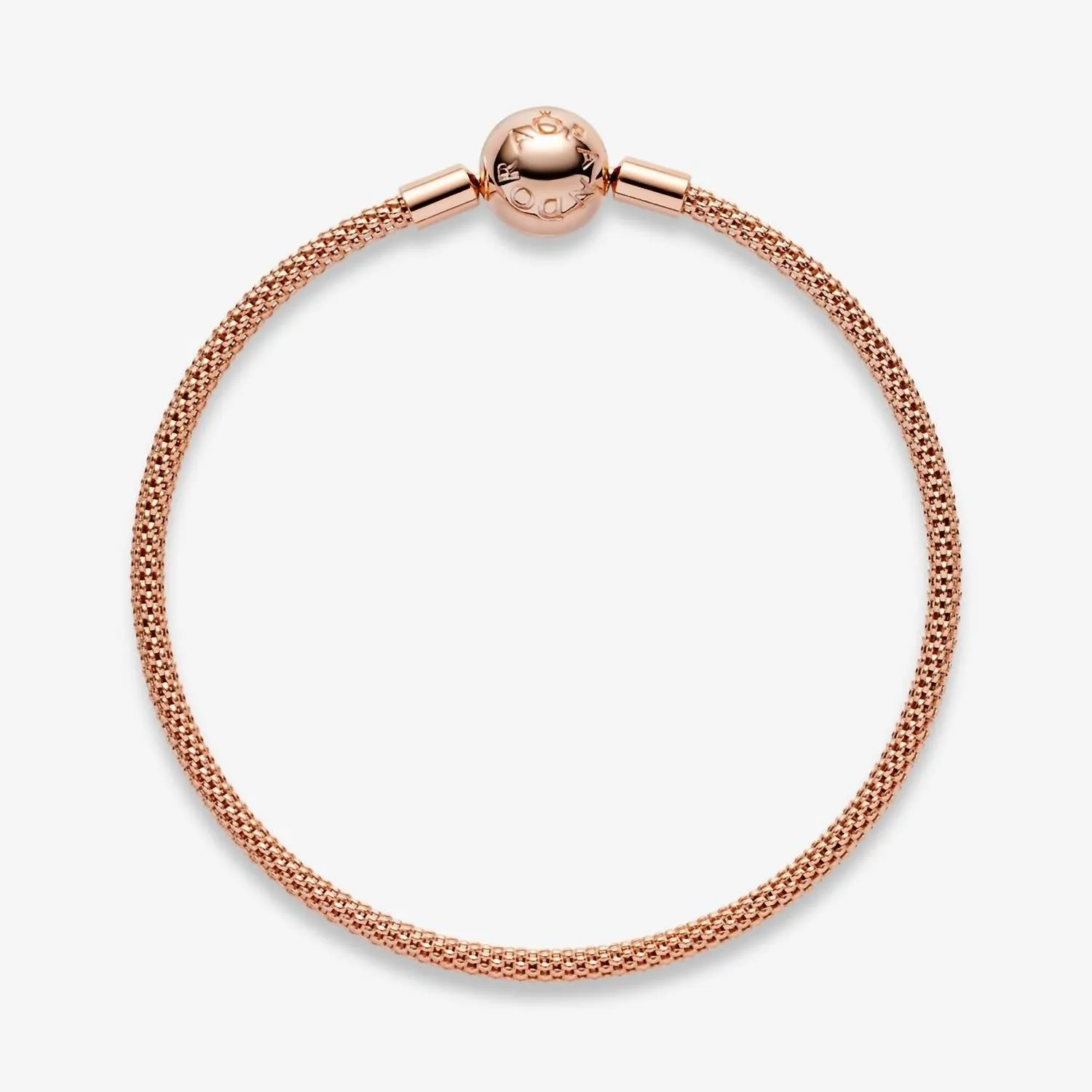 14K Mesh Bracelet In Rose Gold