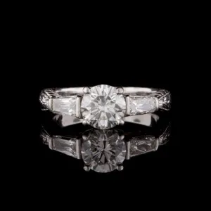 1.50ct tw Round Brilliant Cut Diamond Ring
