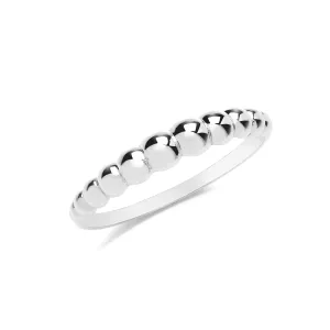 9CT GOLD BOBBLE RING