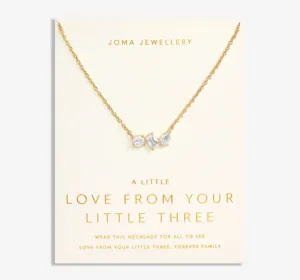 A LITTLE LOVE FROM YOUR LITTLE THREE NECKLACE