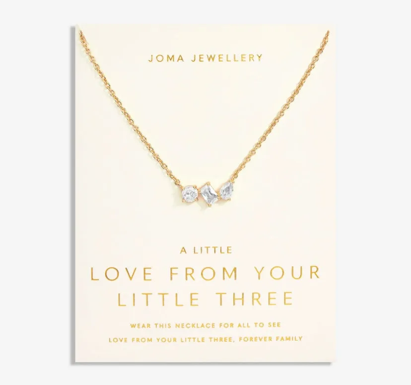 A LITTLE LOVE FROM YOUR LITTLE THREE NECKLACE