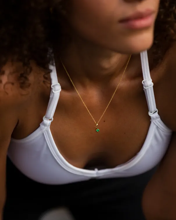 Amara Emerald Pendant