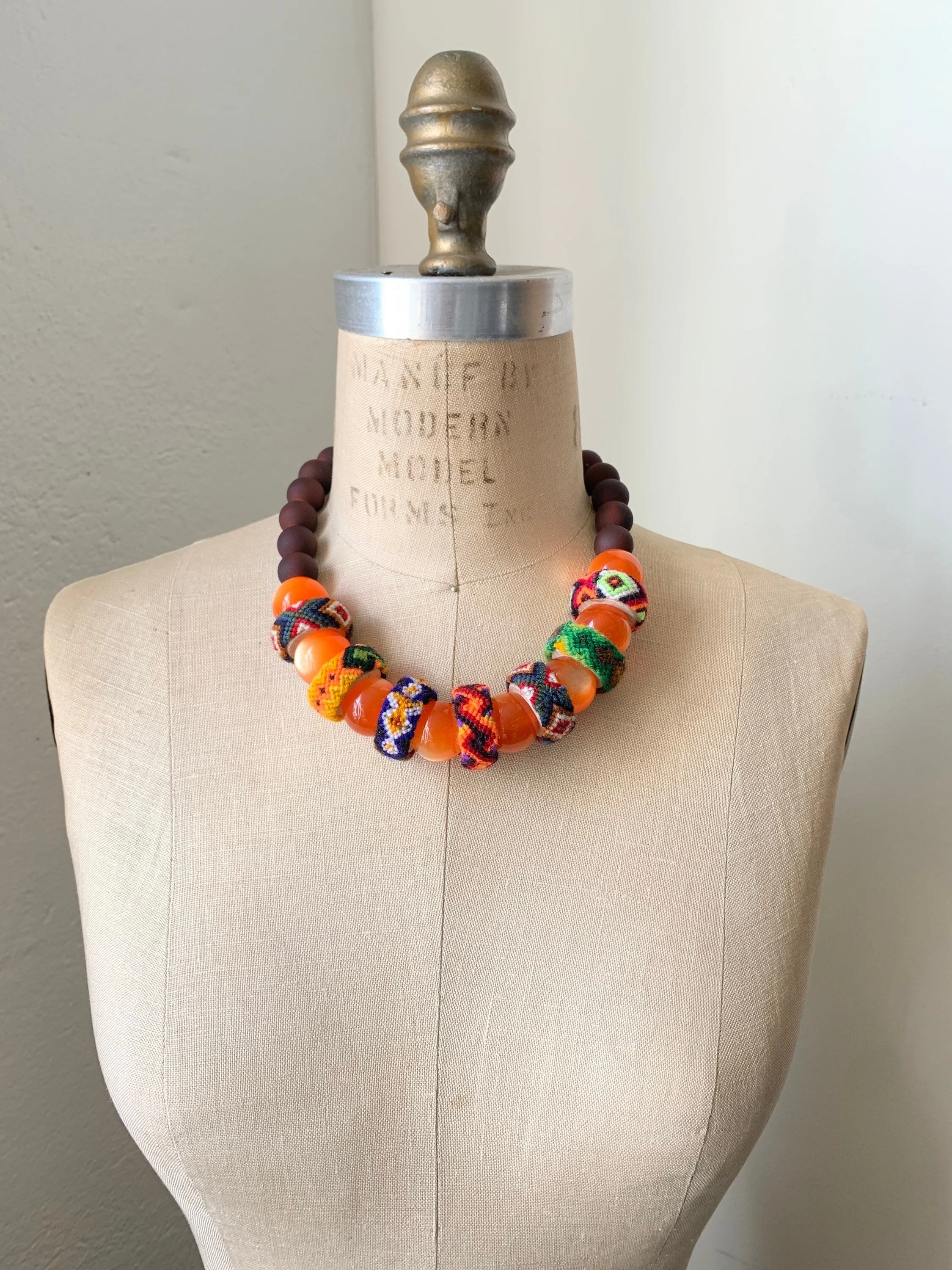 Autumn Friendship Statement Necklace