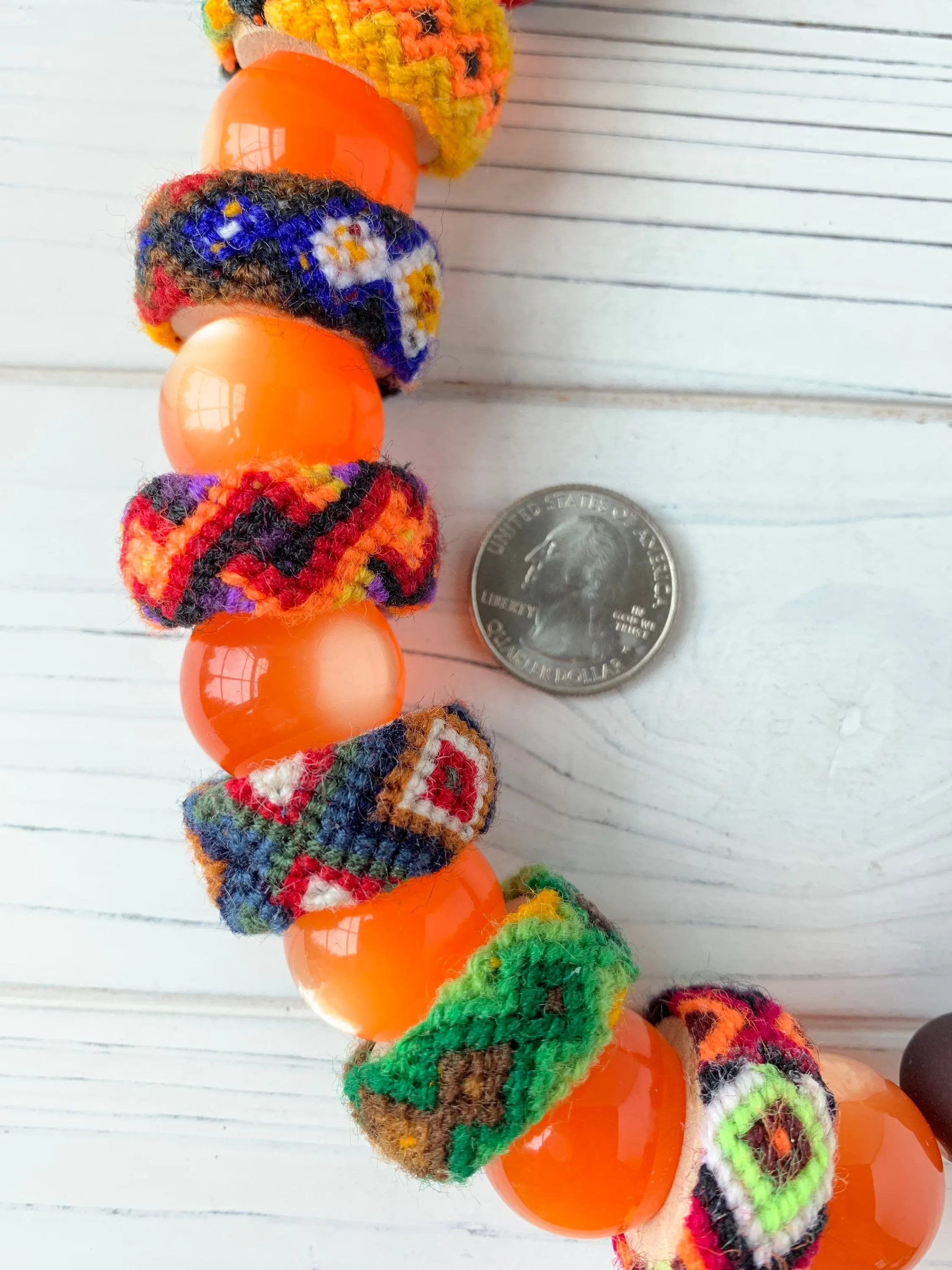 Autumn Friendship Statement Necklace