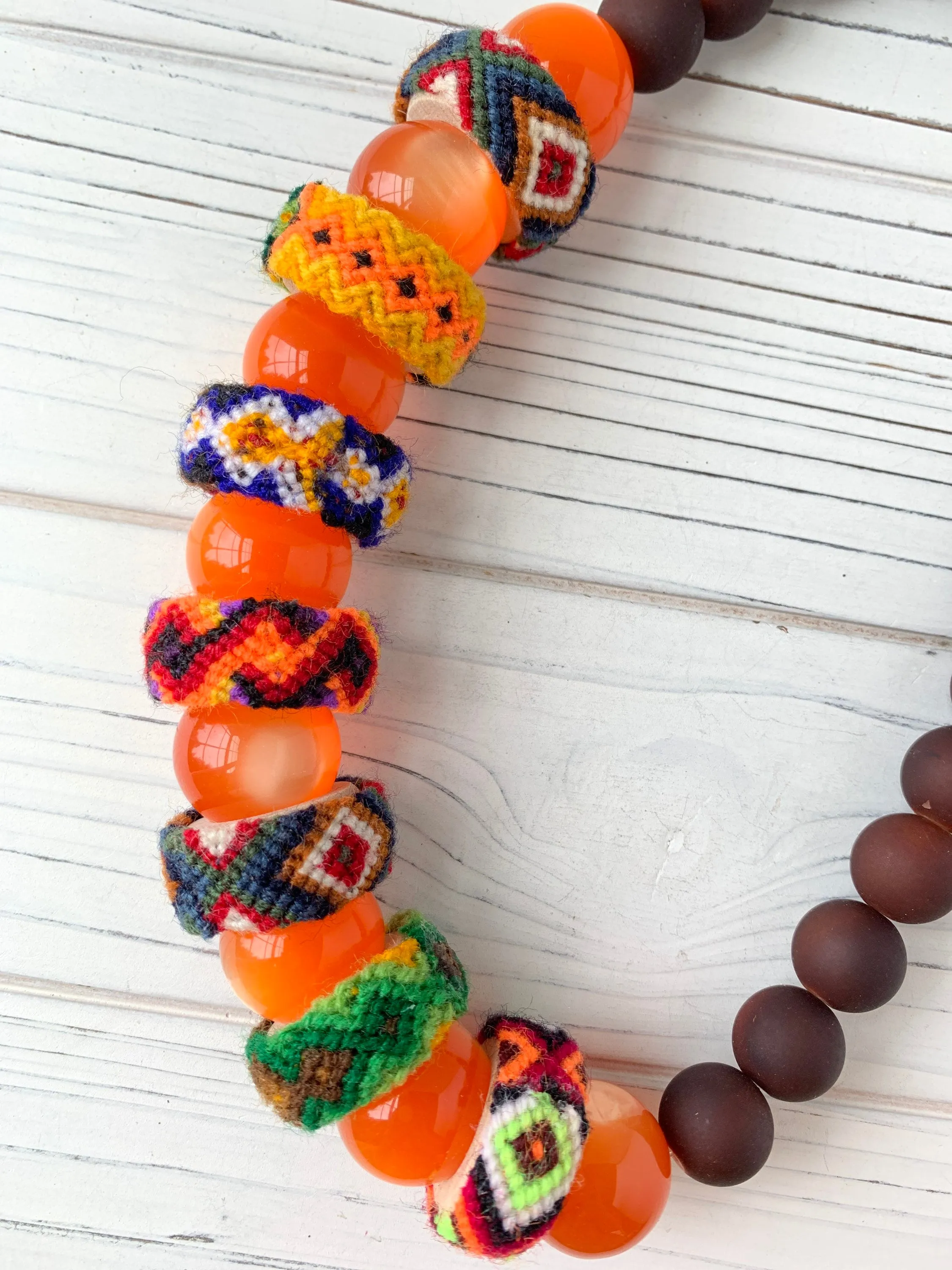 Autumn Friendship Statement Necklace