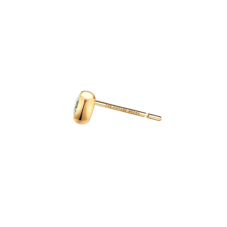 Bezel earrings 0.2ct