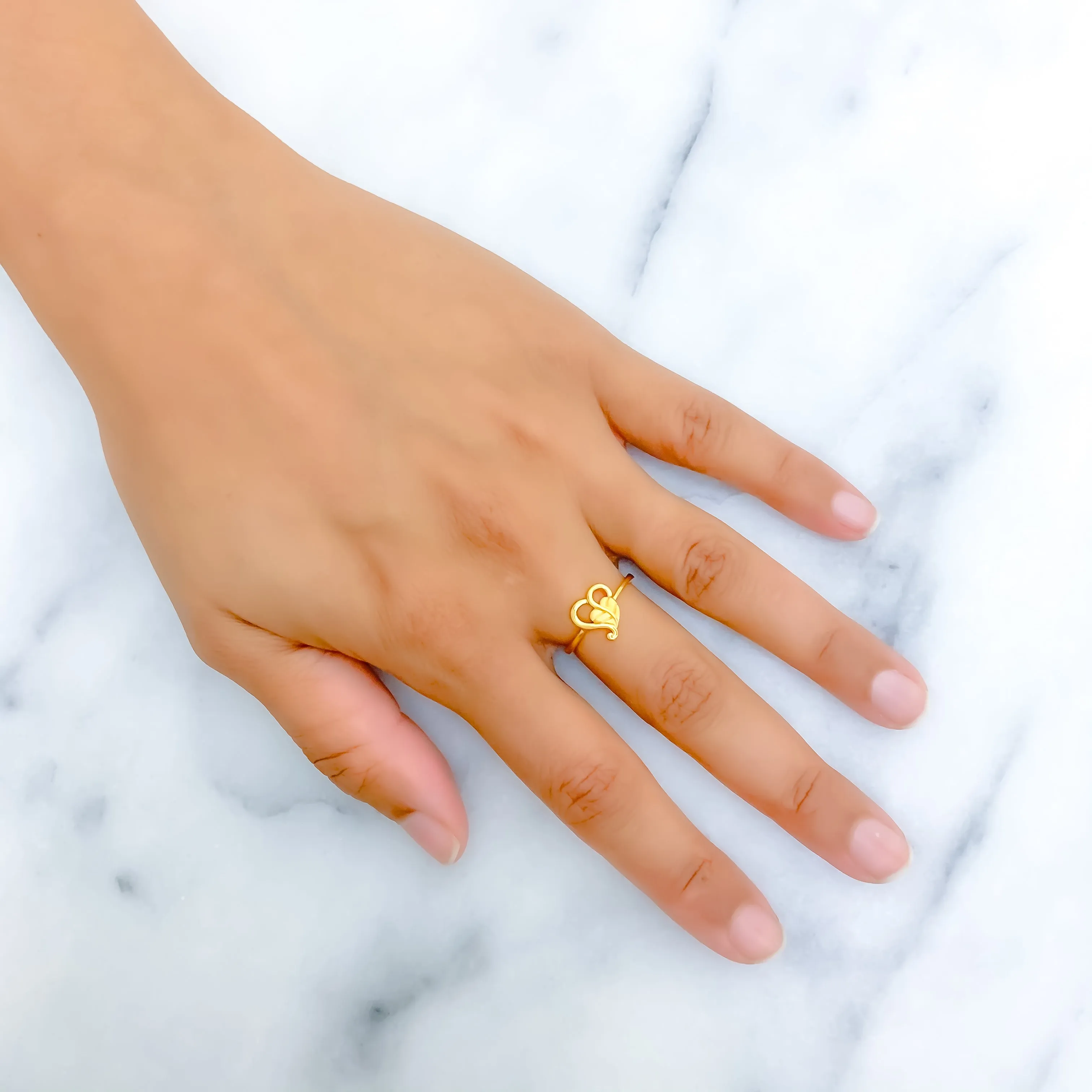 Blooming Heart Ring