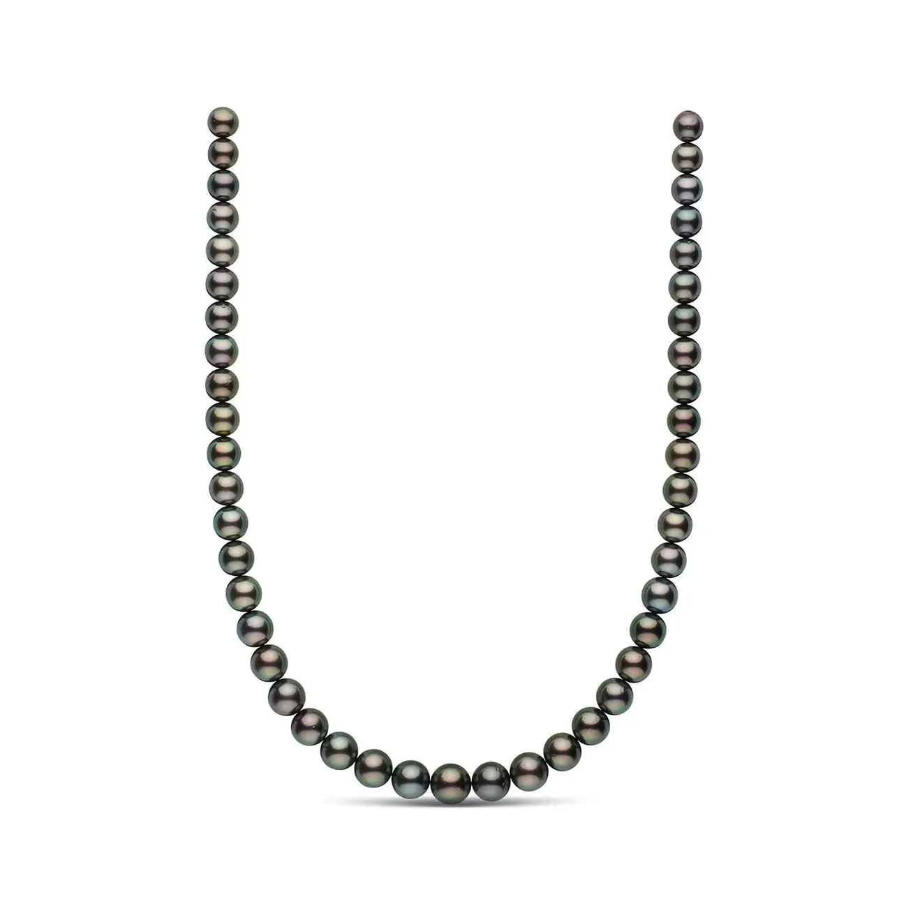 Brilliant Freshwater Black Pearl Necklace WN00704