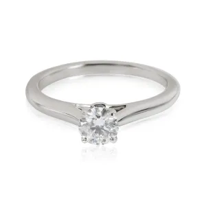 Cartier 1895 Diamond Engagement Ring in Platinum E VVS2 0.36 CTW