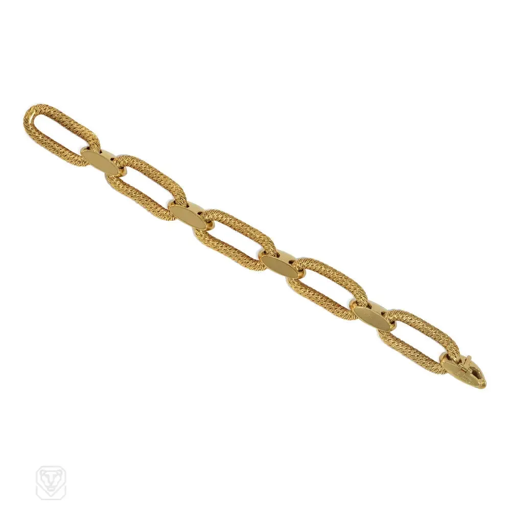 Cartier Paris mid-century link bracelet by Georges Lenfant