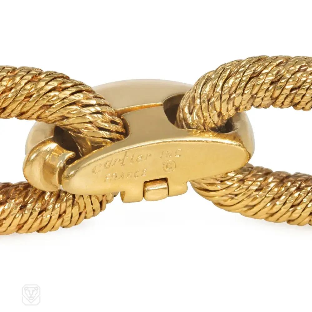 Cartier Paris mid-century link bracelet by Georges Lenfant