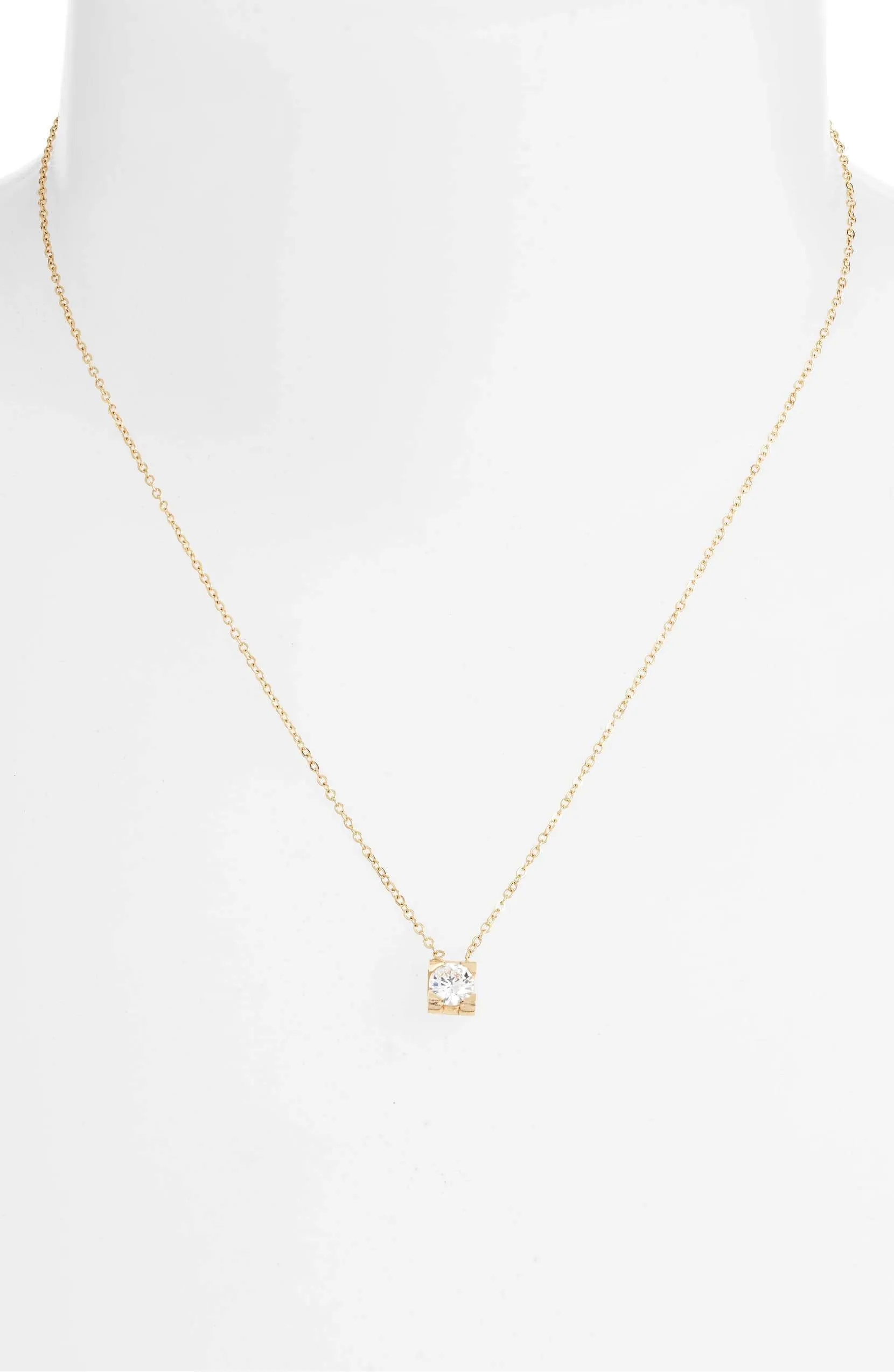 Classic Crystal Charm Necklace