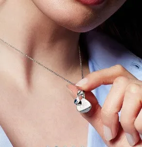 Coast May Birthstone Synthetic Emerald Tag Necklace