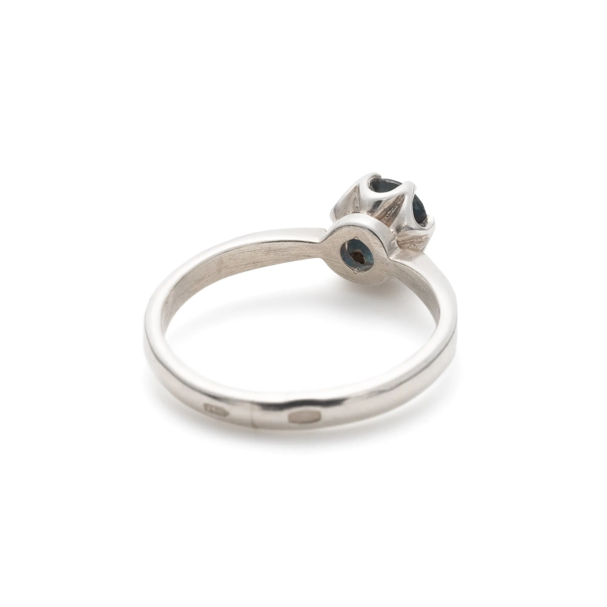 Dainty Sapphire Ring - September Birthstone Ring - Sapphire Solitaire Ring
