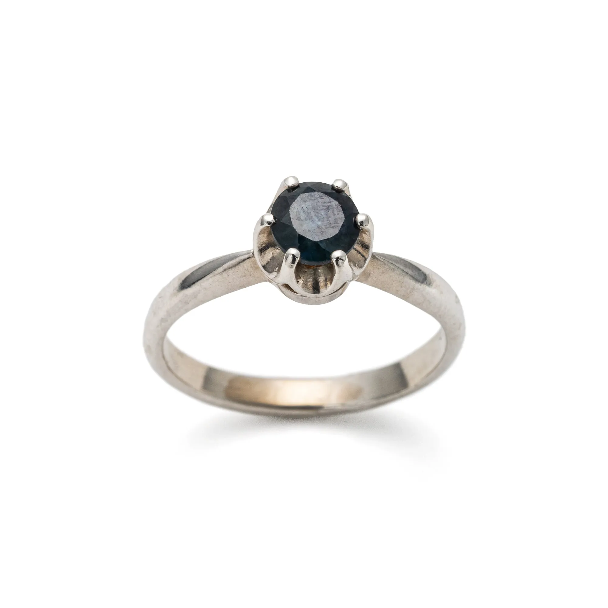 Dainty Sapphire Ring - September Birthstone Ring - Sapphire Solitaire Ring