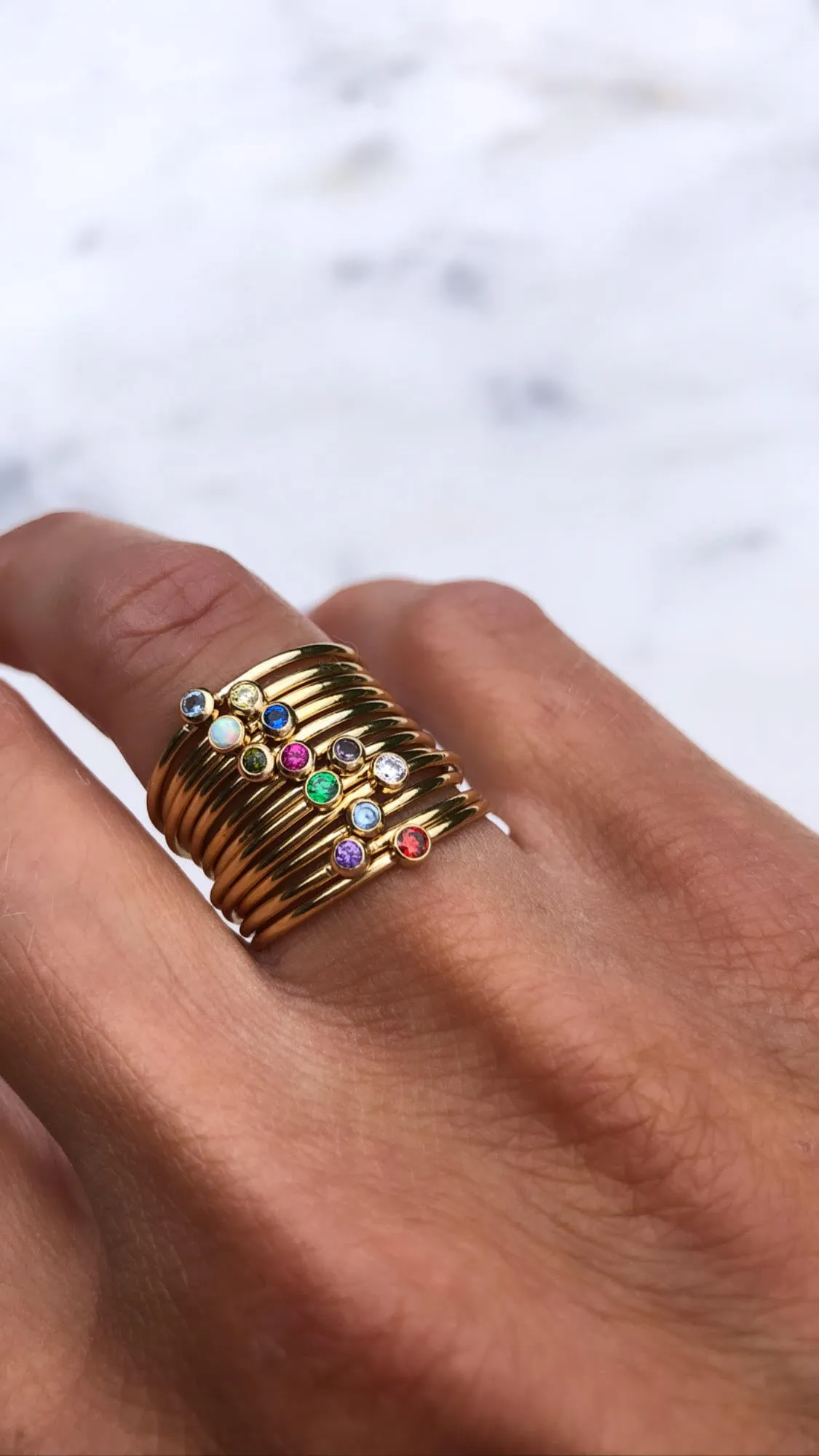 December Birthstone Ring