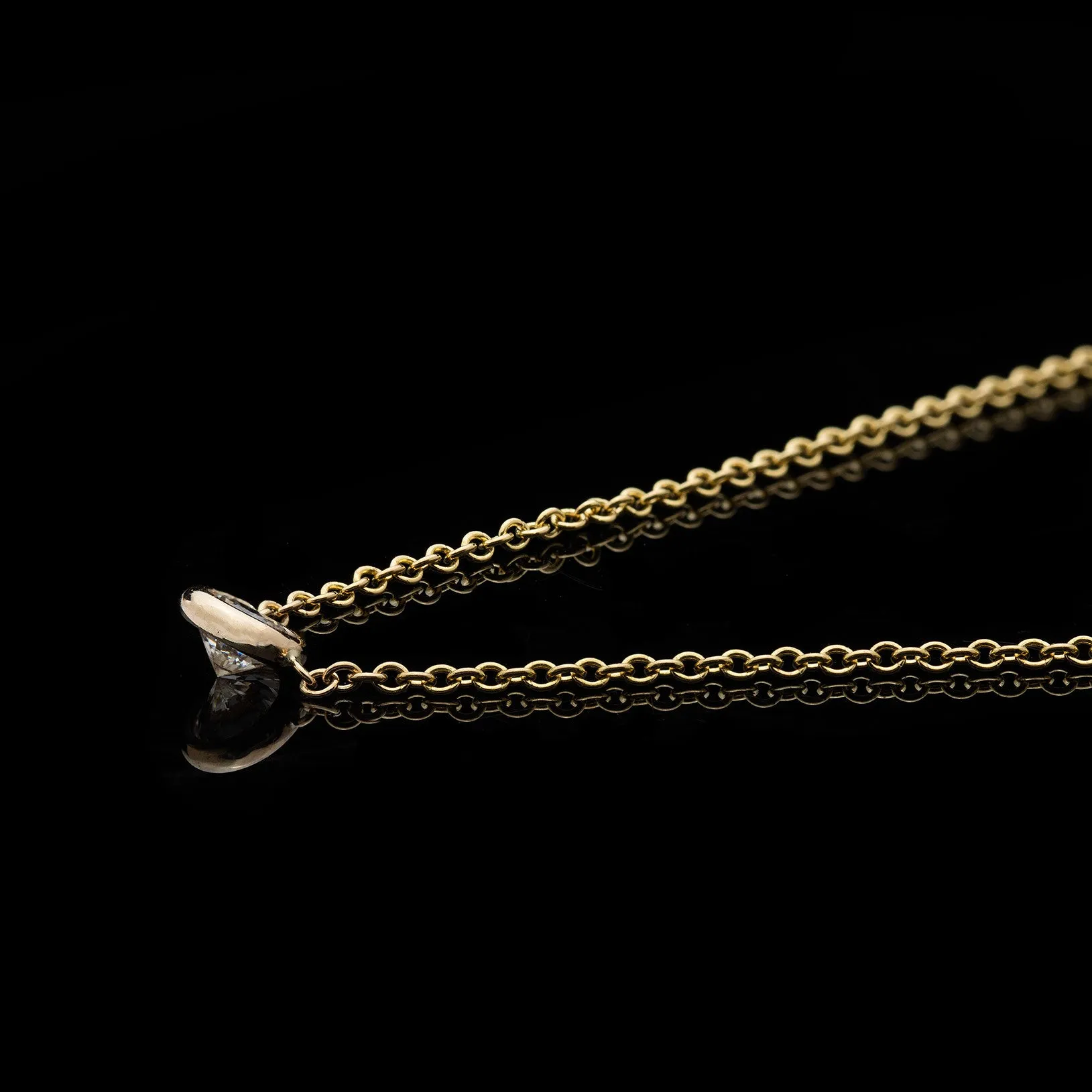 Diamonds by the Yard 1.37ct tw 5-Stone Gold Necklace