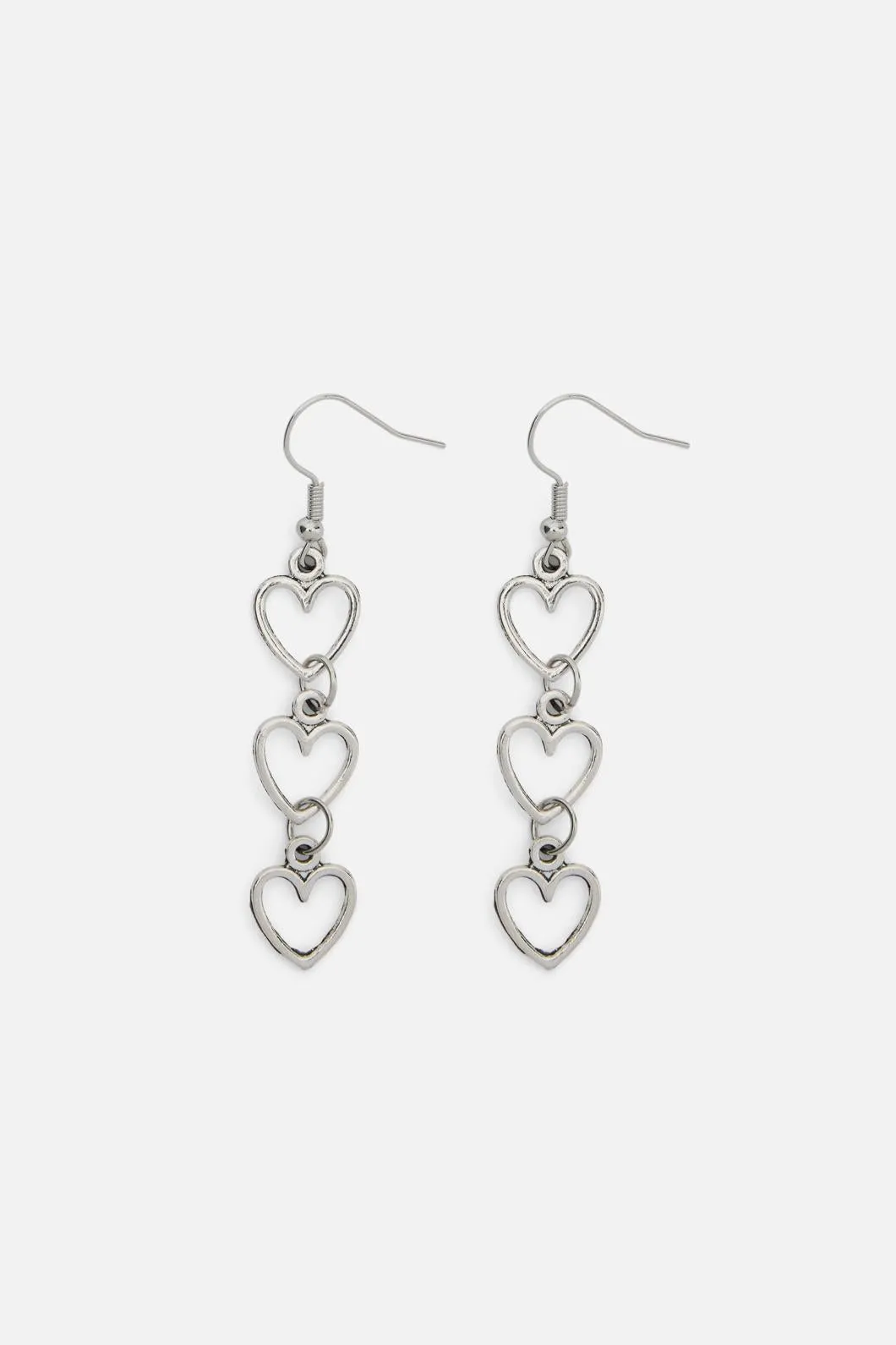 Drop Heart Earrings