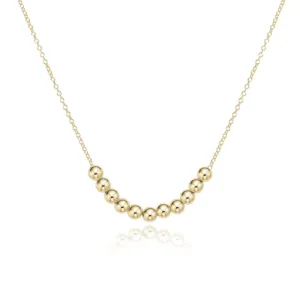 E Newton 16" Necklace Gold - Classic Beaded Bliss