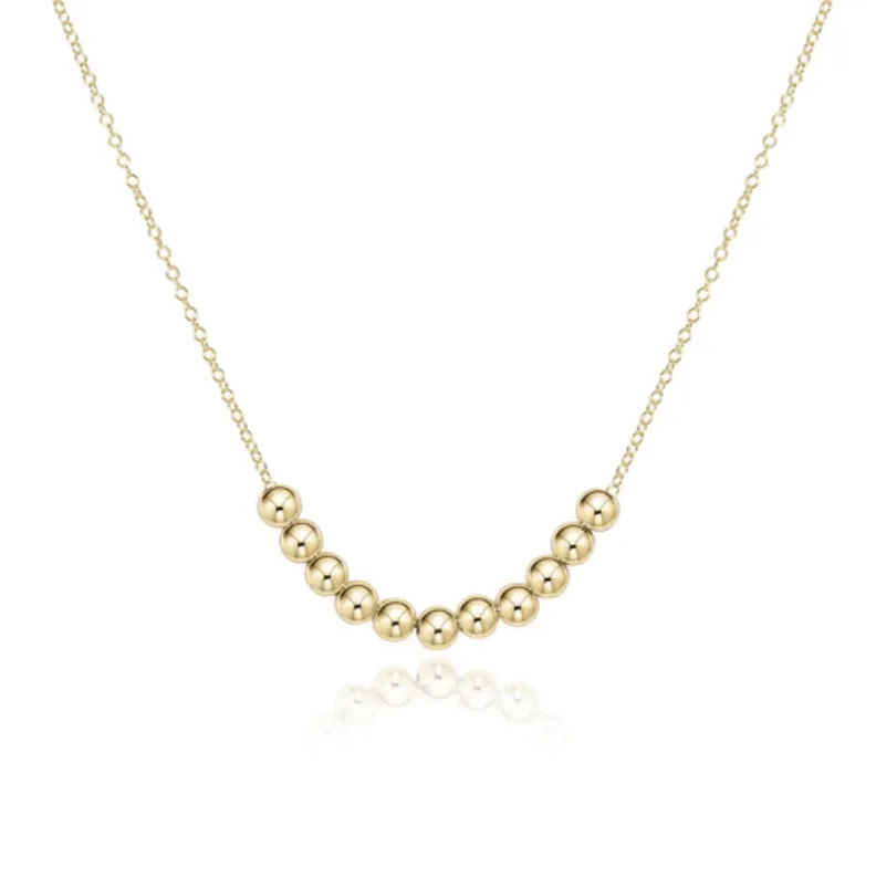 E Newton 16" Necklace Gold - Classic Beaded Bliss