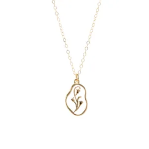 Edith Flower Necklace