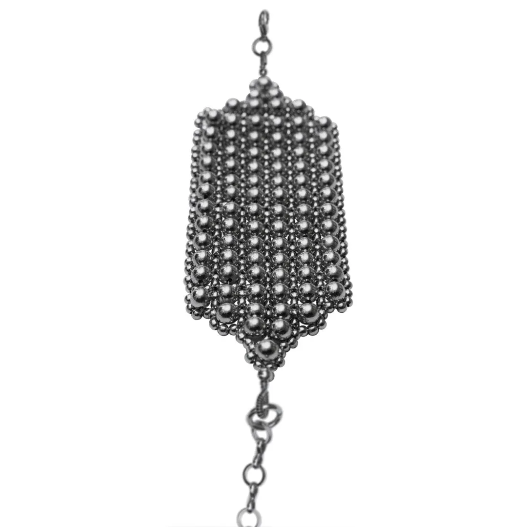 Elohim Textured Band in Silver