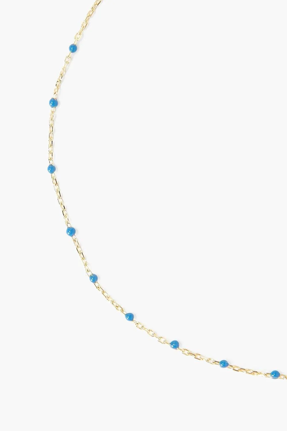 Enamel Bead Anklet