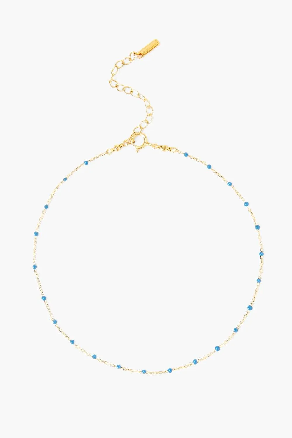Enamel Bead Anklet