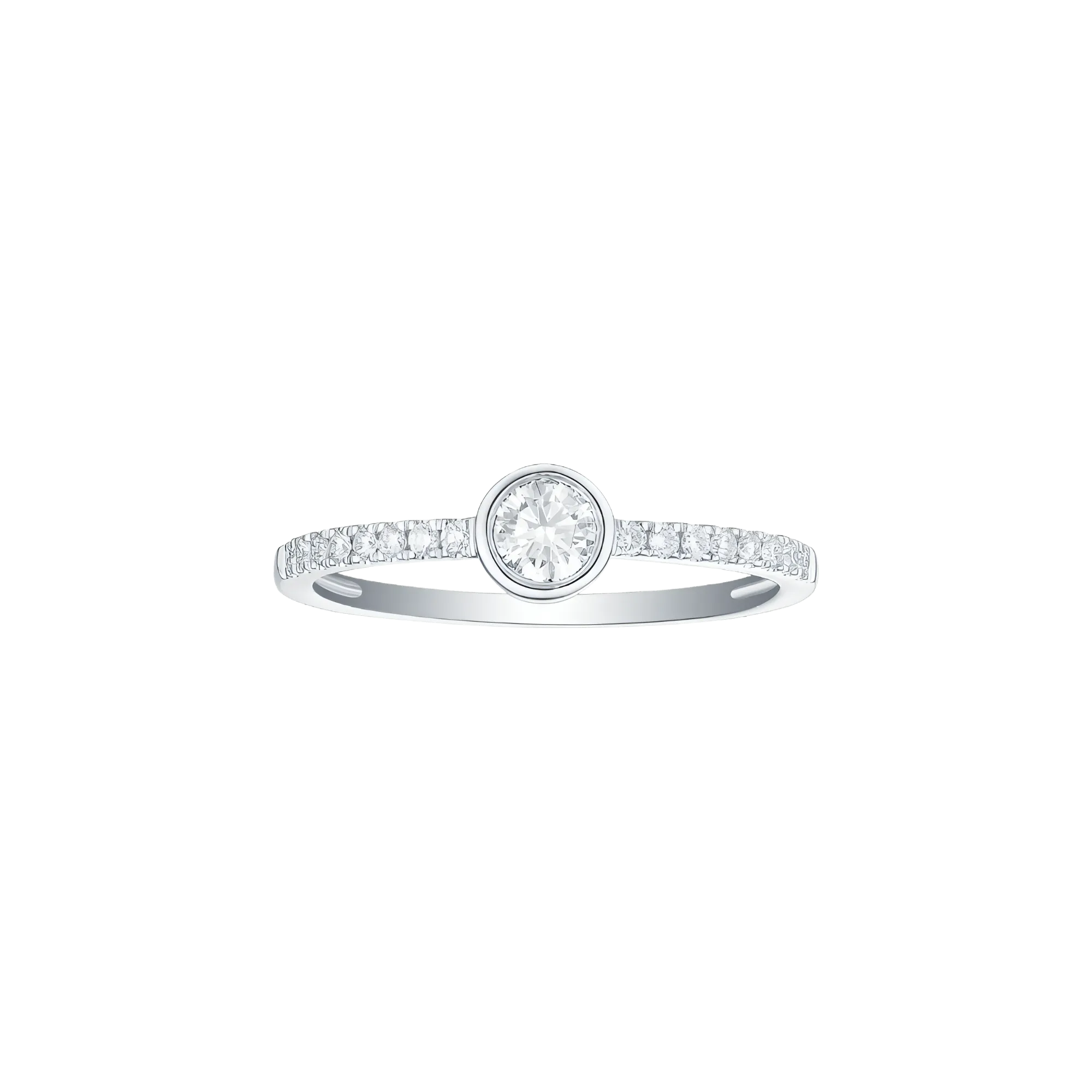 Essentials solitaire ring