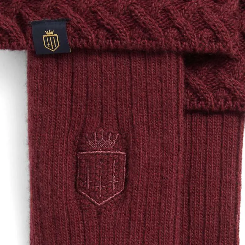 Fairfax & Favor Explorer Merino Wool Ladies Sock - Ruby