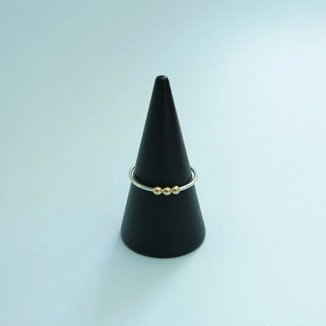 Finley Mixed Metal Fidget Stacking Ring