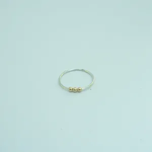 Finley Mixed Metal Fidget Stacking Ring