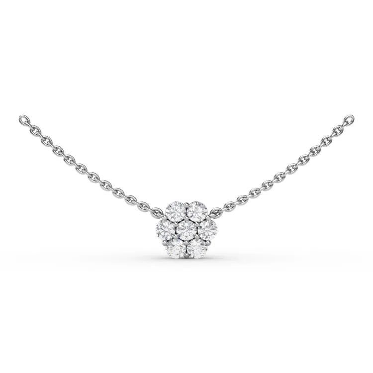 Floral Diamond Necklace