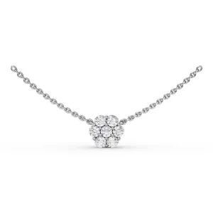 Floral Diamond Necklace