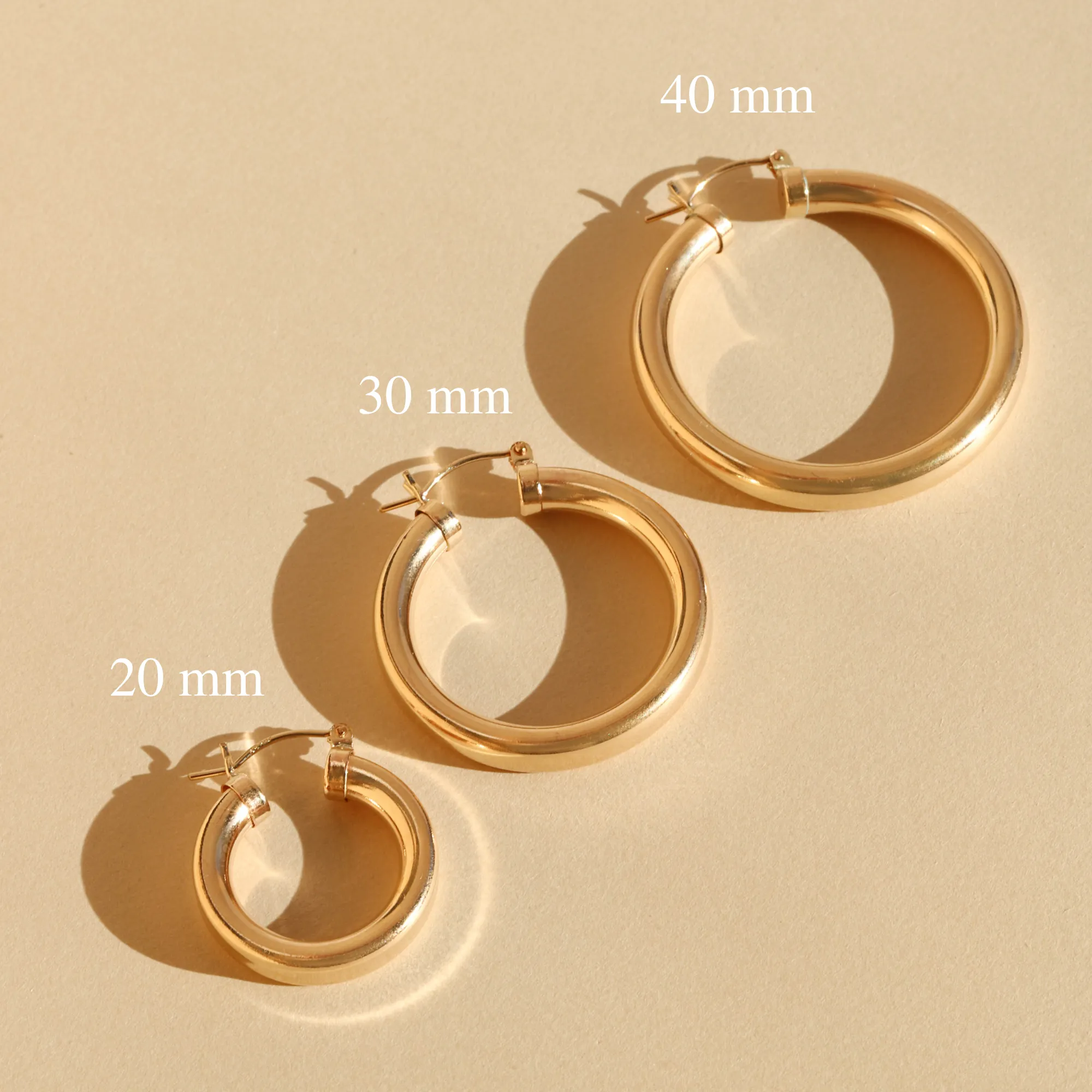 Hazel Hoops - 20mm