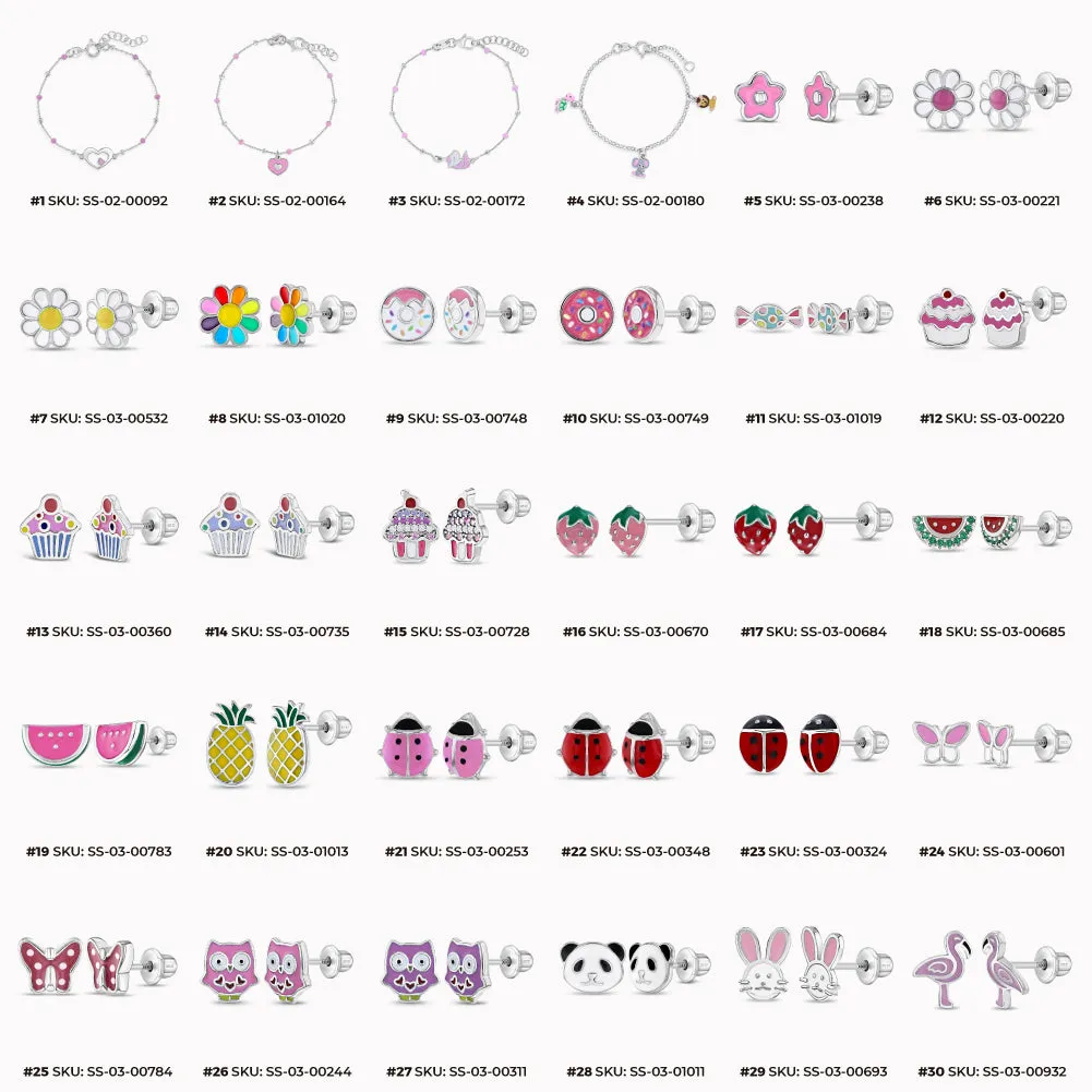 In Season Jewelry Best Selling 925 Sterling Silver Enamel Bundle 60 Pieces