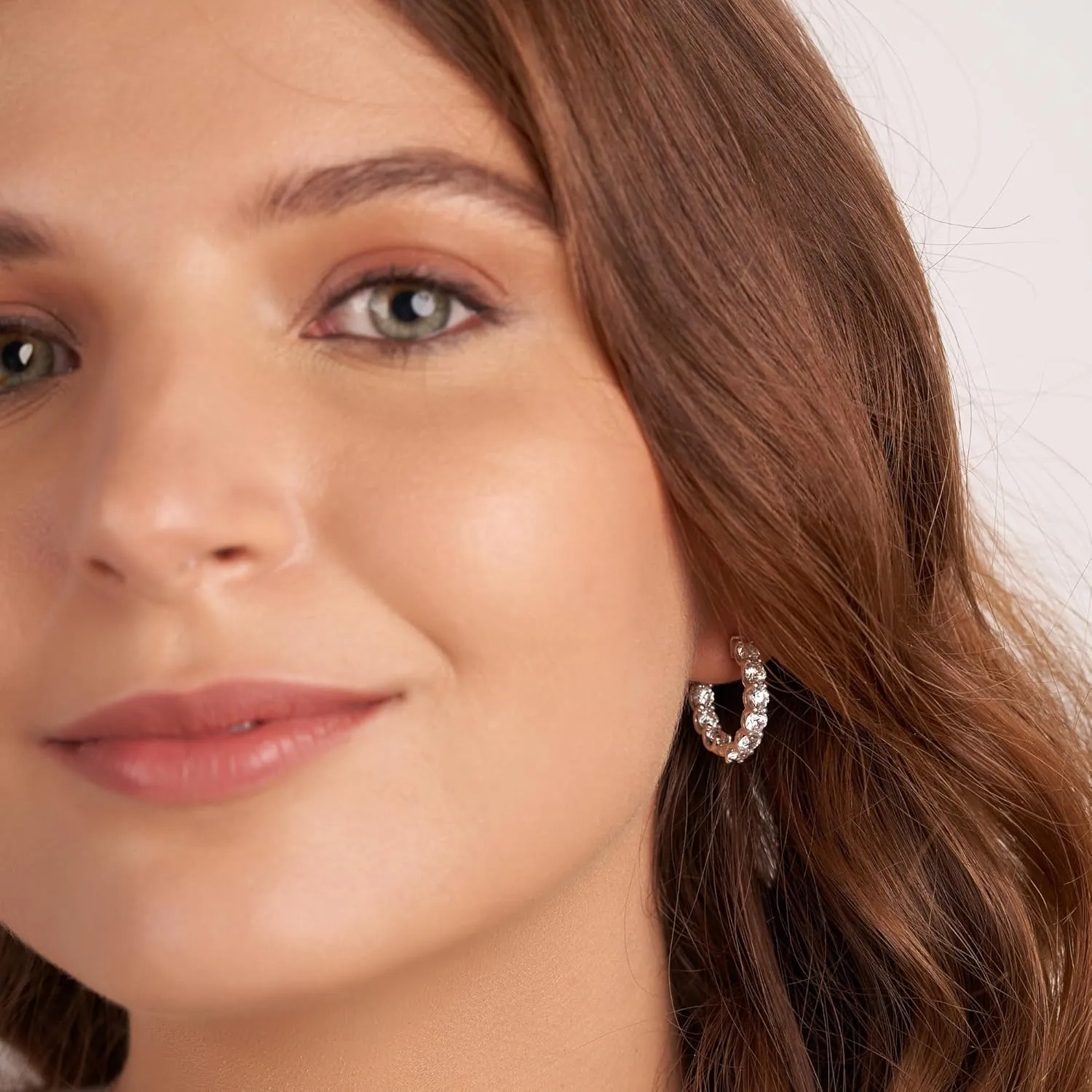 Lab Grown Diamond Hoop Earrings For Women | 2-8 Carats IGI Certified Diamond FG-VS Quality | 14K Gold Or Platinum | Friendly Diamonds
