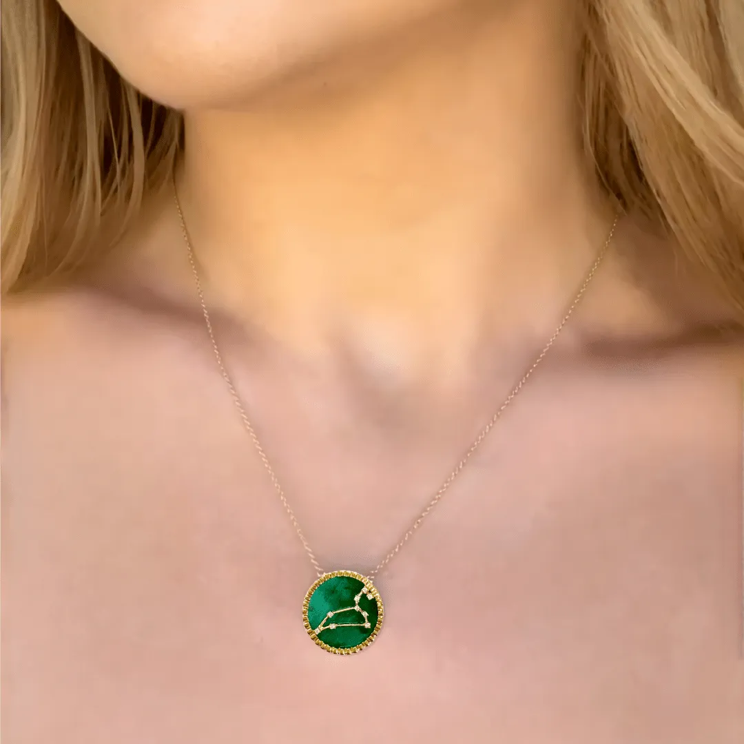 Leo Necklace, 18k Gold