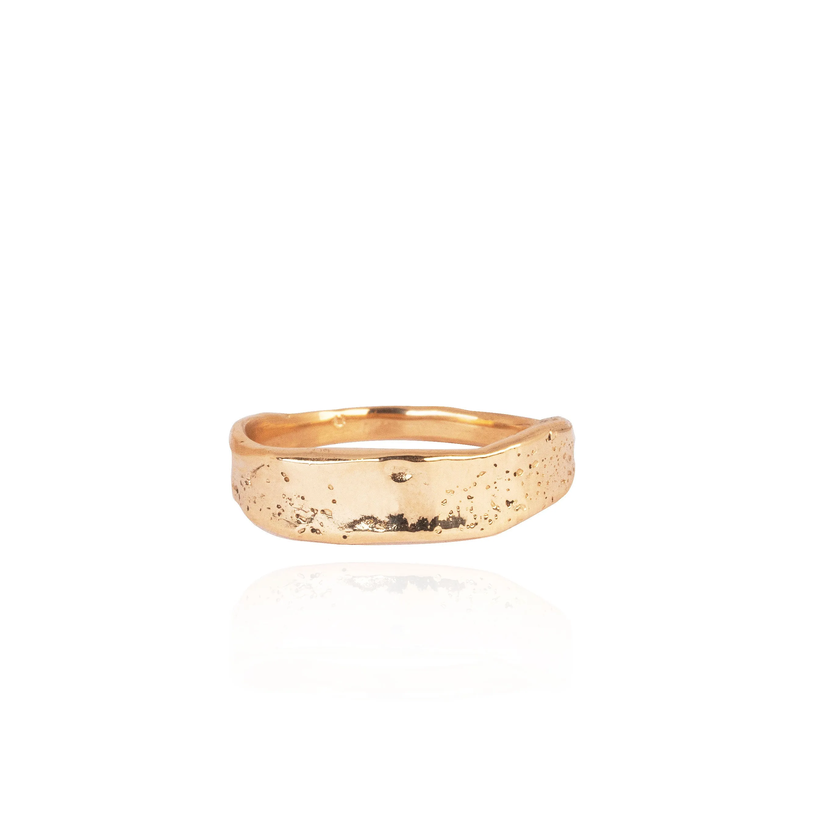 Les Vivants - Craters gold ring