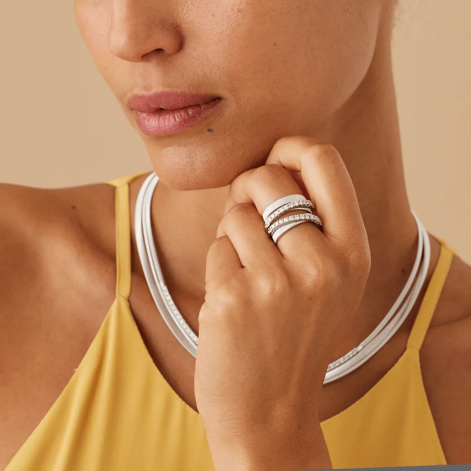Marco Bicego Masai 18k Gold Diamond Ring
