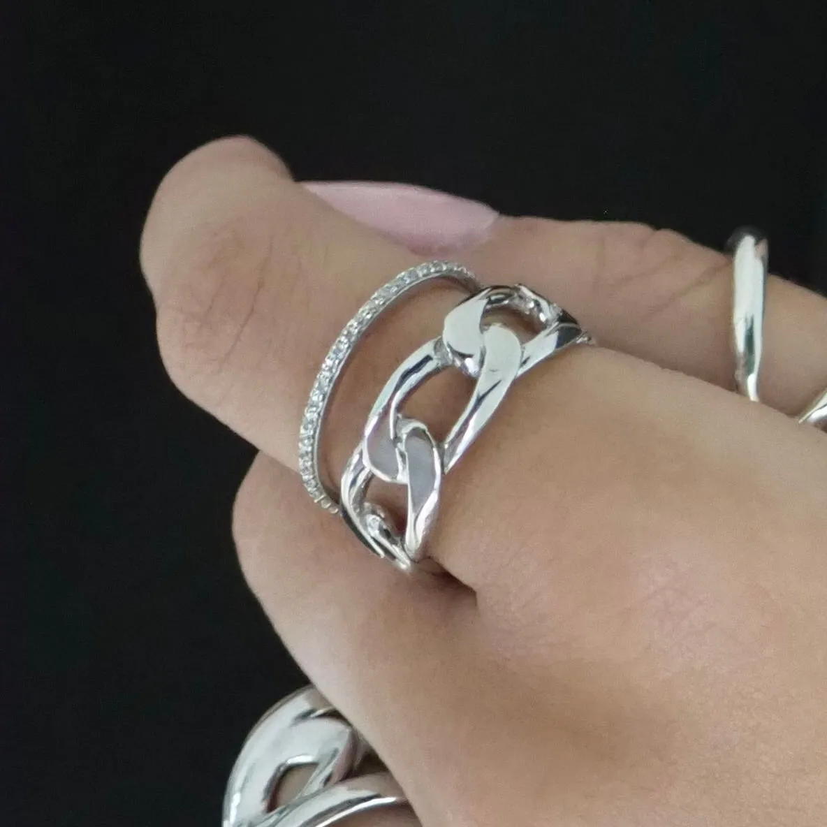 MILLEY CHAIN LINK RING