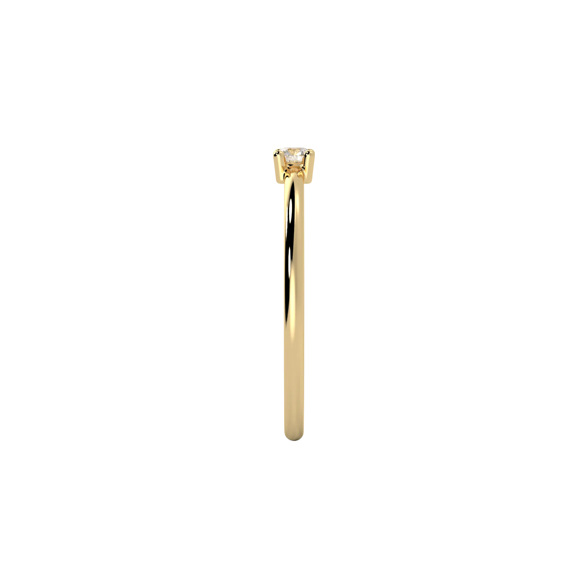 Mini solitaire ring