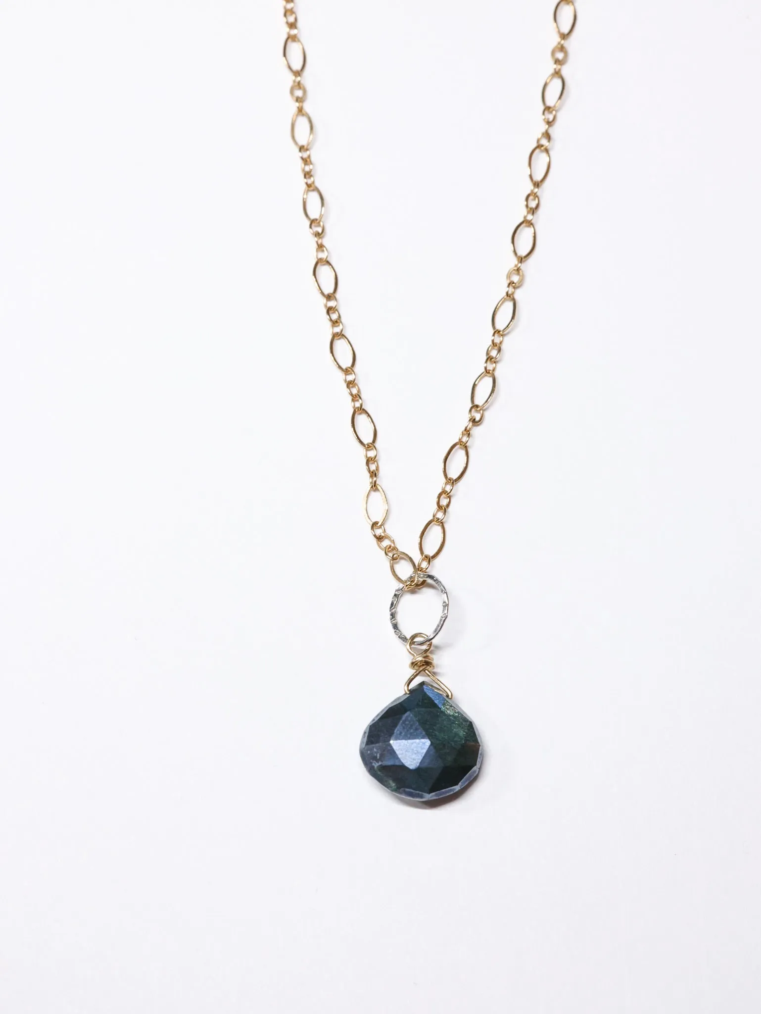 Mystic Royal Moonstone Necklace gold filled