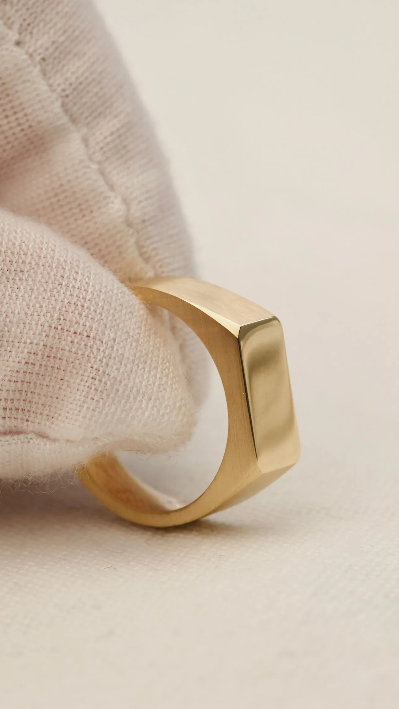 No. 6 (c) Chunky Solid Gold Ring