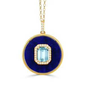 P10613LPBT - 18k Yellow Gold Pendant from the Mykonos collection