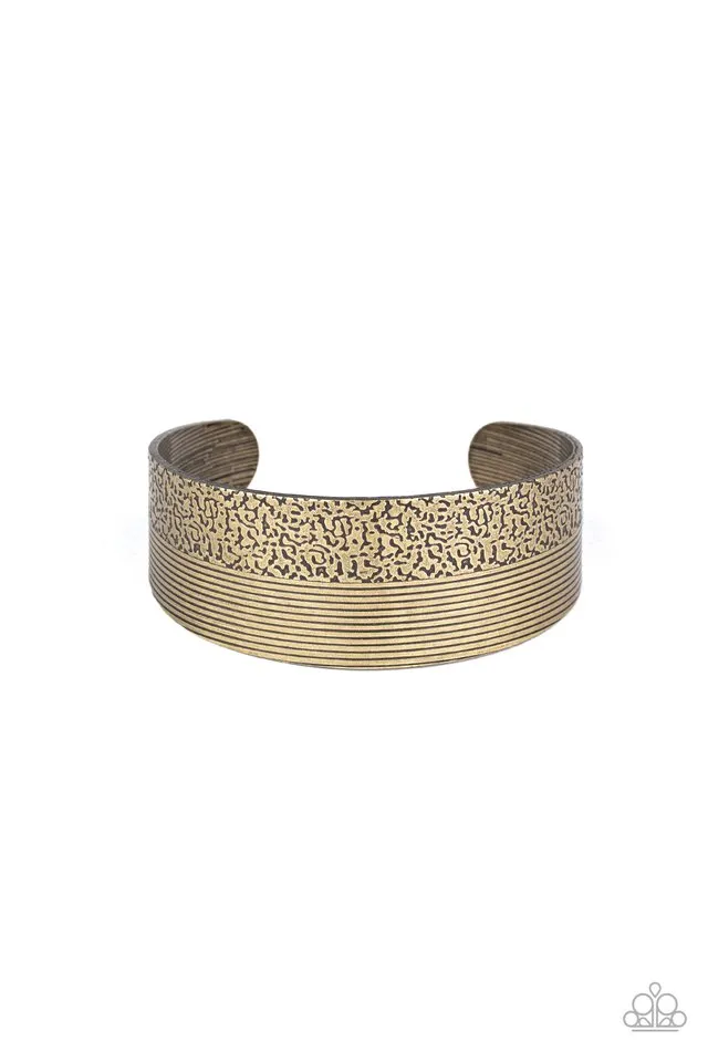 Paparazzi Bracelet ~ Mixed Vibes - Brass