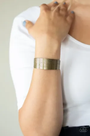Paparazzi Bracelet ~ Mixed Vibes - Brass