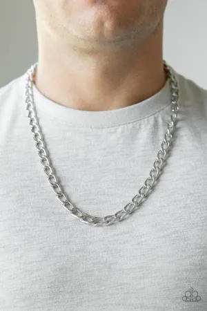 Paparazzi Necklace ~ Big Win - Silver