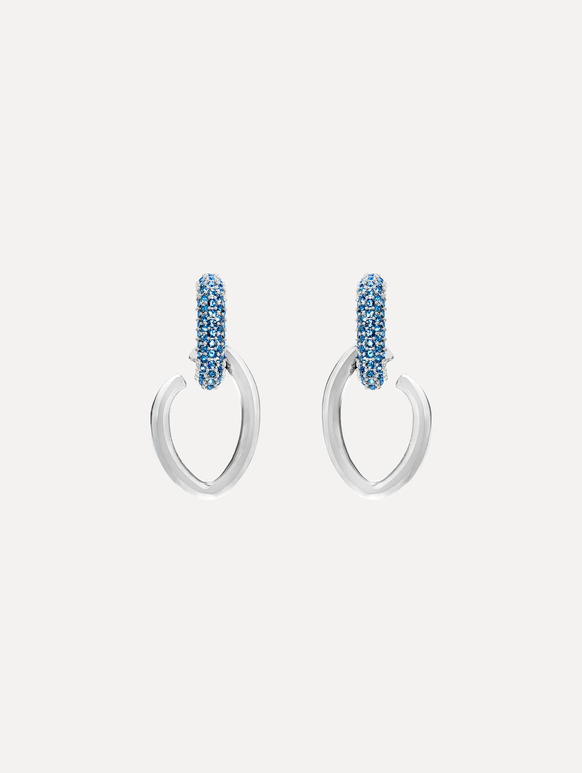 Pavé O Drop Earrings
