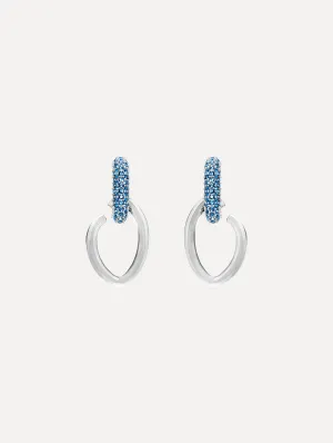 Pavé O Drop Earrings